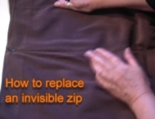 How to replace an invisible zip
