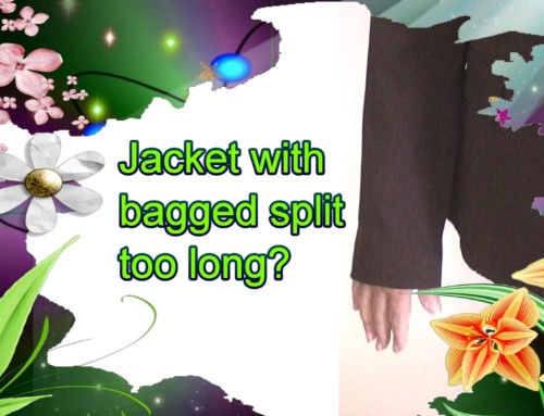 How to Shorten Sleeves on a Lined Jacket with Bagged Split