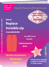 3D Invisible zip front