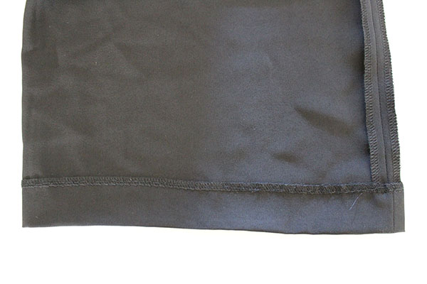 Trouser hem crocked happens a lot if manufacturer cuts wrong